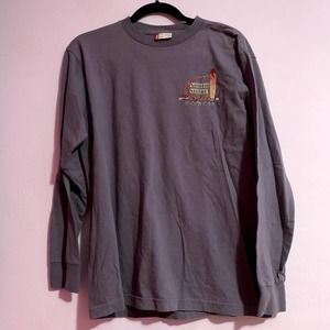 Levi's Hawaii north shore longboard gray long sleeves graphic shirt size medium